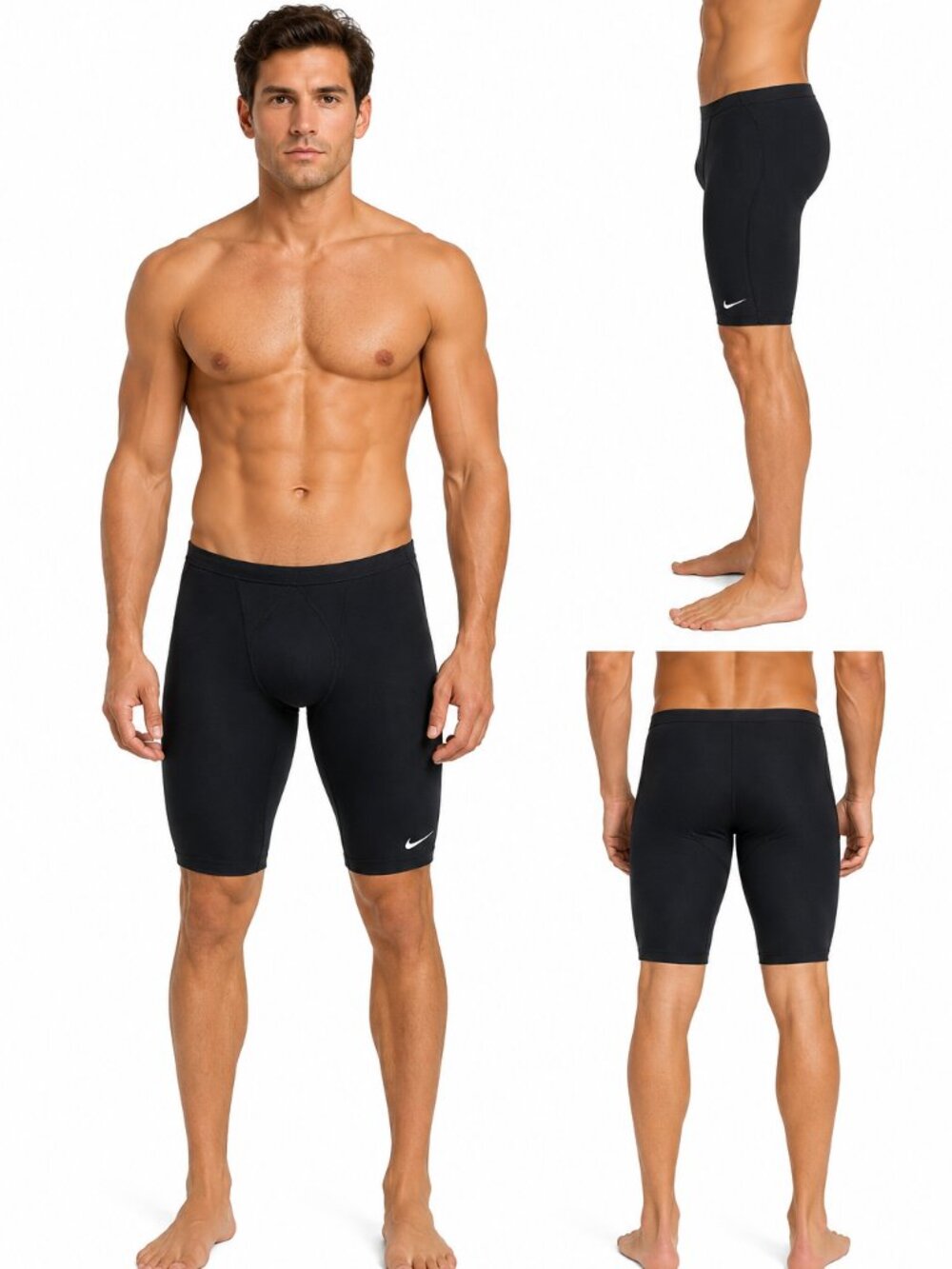 Nike Swim HydraStrong Essential Nessa006 Men’s Jammer Swim Shorts - Size Medium